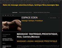 Tablet Screenshot of espace-eden.com